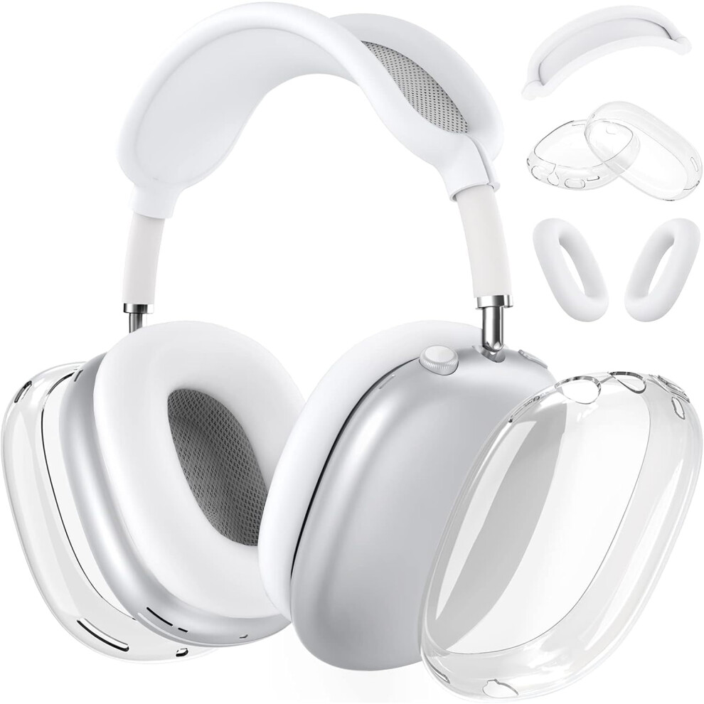 Airpods Max Compatible Transparent Headphone Case 900881940115