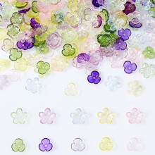 Flower Bead Caps Acrylic 300 pcs 3-Petal and 5-Petal