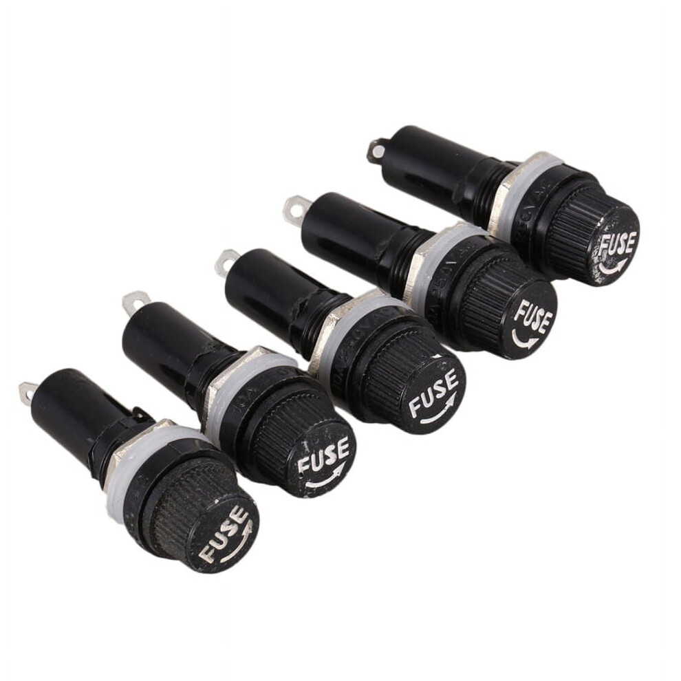 Fuse Holder Ac 125V 15A 6X30mm 5 Pcs 946140631042