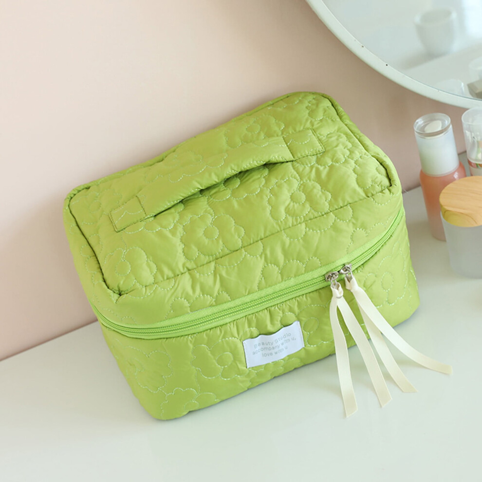 ZKCCNUK Portable Makeup Bag Large Capacity Travel Storage