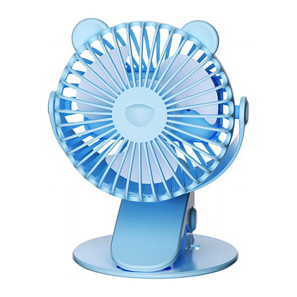 Zkccnuk Portable Clip Fan Usb 3-Speed Mini Table Fan 946140638744