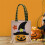 Saco de linho para guardar doces de Halloween (1 peça) 1