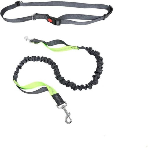 Dog Leash with Adjustable Waist Belt for Running 2