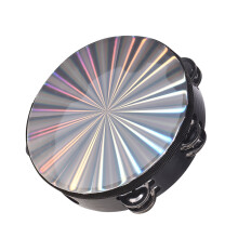 8 Inch 3D Tambourine Double Row Jingle Percussion
