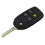 Volvo 4-button remote key replacement black 1
