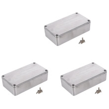 3 boîtiers étanches en aluminium moulé sous pression pour projets électroniques, format standard 1590B112 x 60 x 31 mm