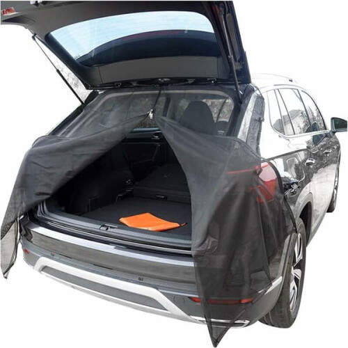Car trunk mosquito net with magnets universal XL