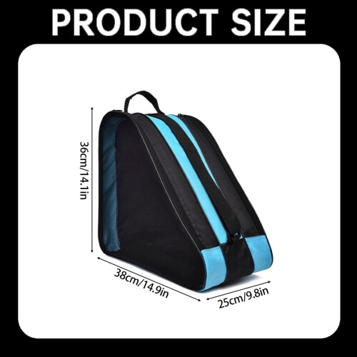 Rollschuhtasche, verdickter Ein-Schulter-Rucksack für 2