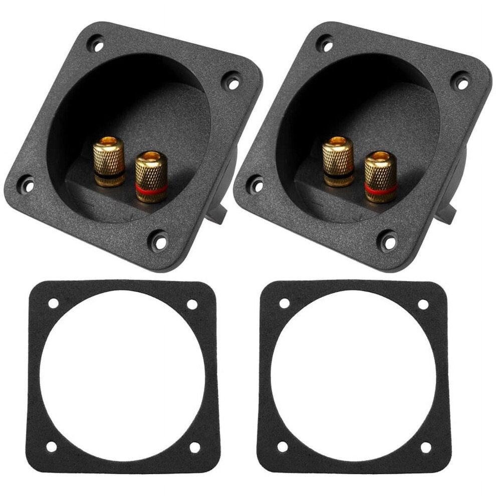 Car Stereo Screw Cup Connectors 2-Way Speaker Binding Post 946140637051