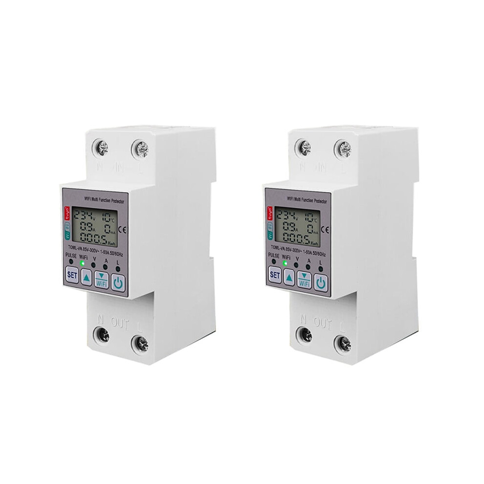 Tuya Wifi Energy Meter 63A 110V/220V With Voltage Current 946140645506