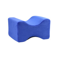 Knæpude af memory foam, mellemknæpude til sidesovere, støtte til rygsmerter, følelsesløshed i benene, lindring af snoet rygsøjle