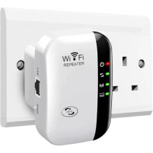 WiFi Amplifier White 3000 sq m coverage 45 devices