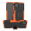Samsung Galaxy A12 shockproof case with stand orange 1