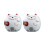Ceramic cat toilet bolt caps decorative 2 pcs 1