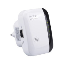 Répéteur Wi-Fi 300M, amplificateur de portée Wi-Fi pour la maison et le bureau - WELLNGS