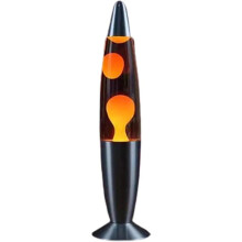 Lava Lamp Alloy Orange 13 Inch