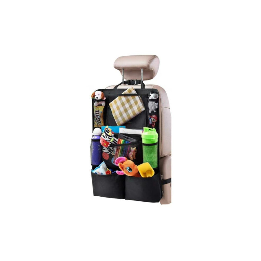 Car Backrest Pocket Organizer For Kids Black 940684216130