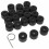 VW Golf wheel nut covers black 20 pcs 1