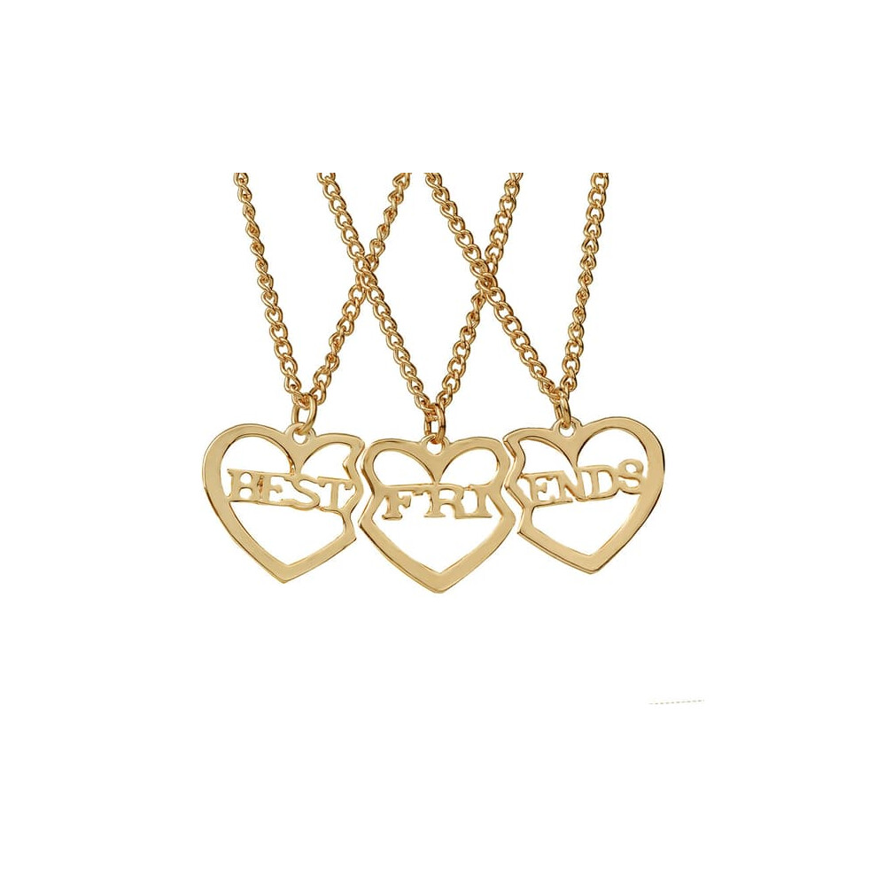 Best Friends Necklace 3-Piece Set Gold 940684216628