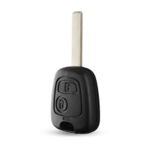 Citroen car key shell black 2-button one size