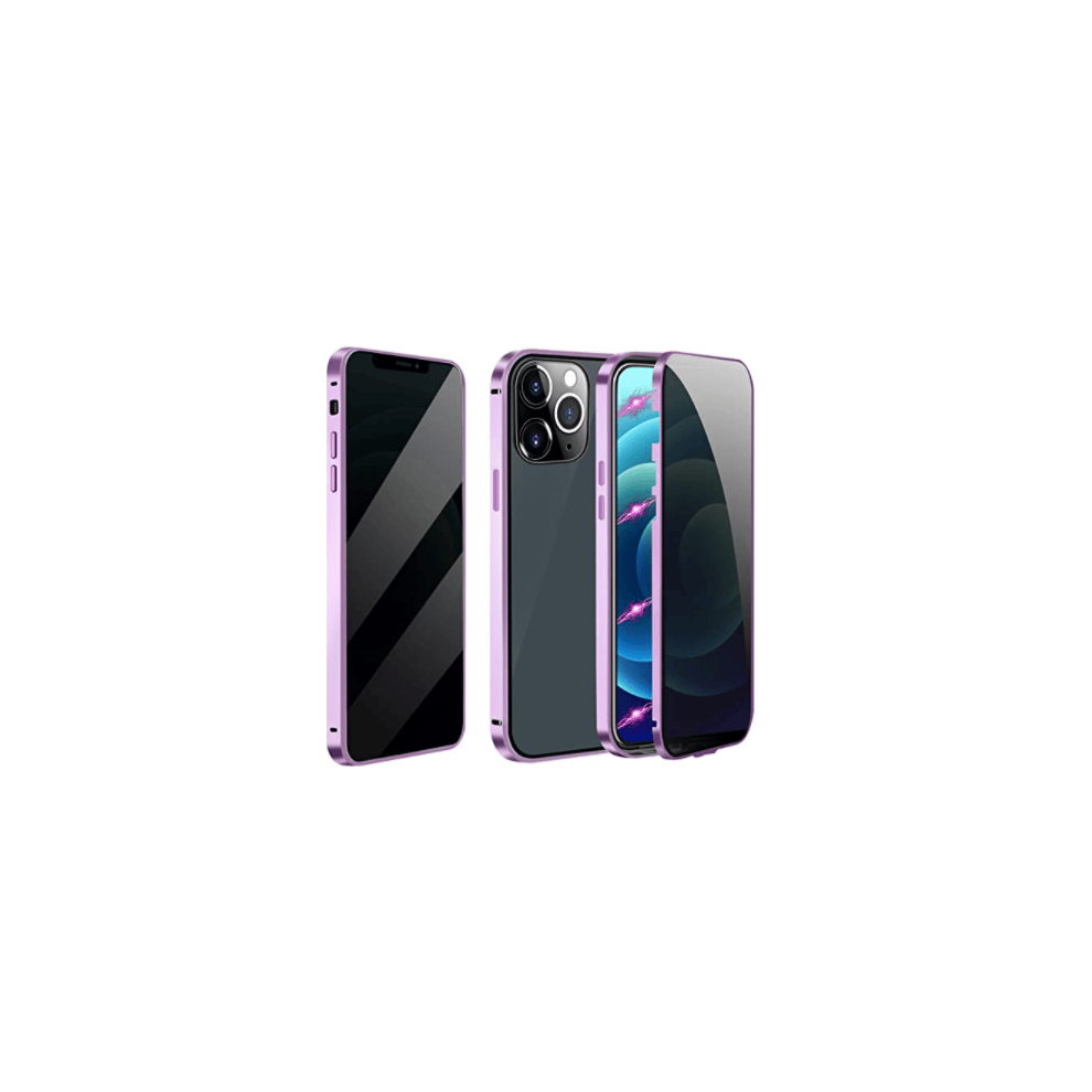Iphone 11 Pro Max Privacy Metal Case Purple 940684211067