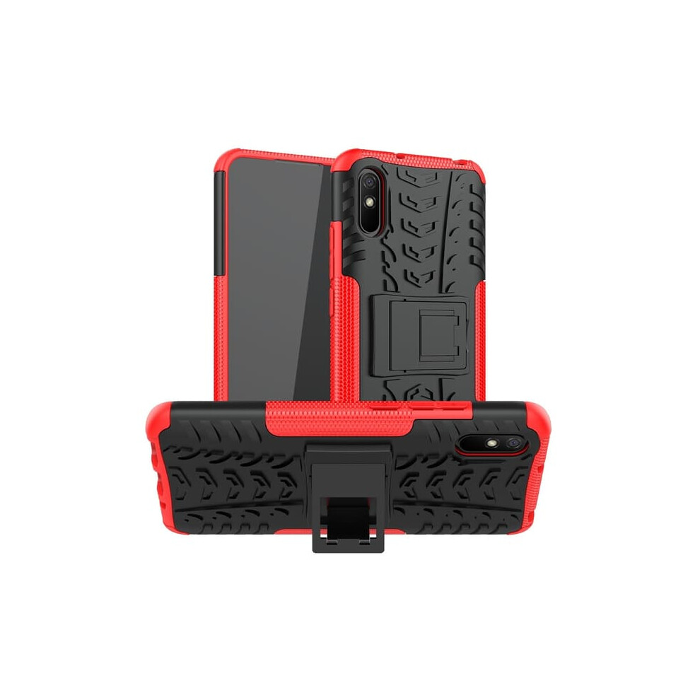 Xiaomi Mi 9A Shockproof Case With Stand Red 940684211302