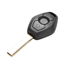 BMW replacement key fob with 3 buttons black