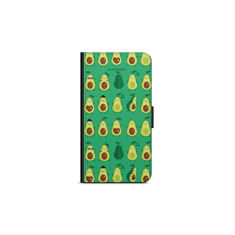 Bjornberry Wallet Case For Sony Xperia Xa2 Avocado Pattern 940684219001