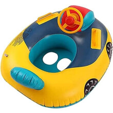 Kids inflatable pool float car seat shape