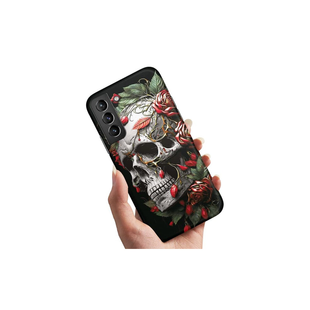 Samsung Galaxy S22 Case With Skull And Roses Design 940684239986
