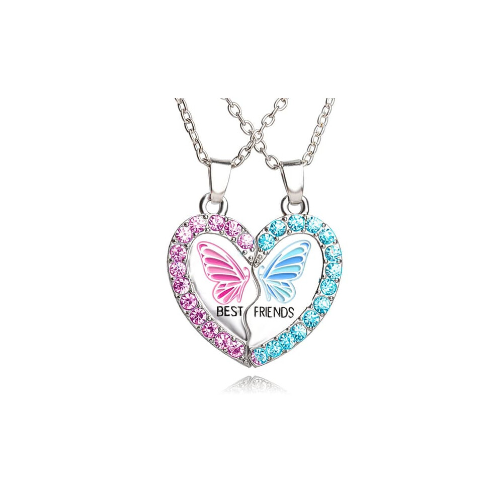Heart Puzzle Friendship Necklace 2-Pack Silver 940684220021