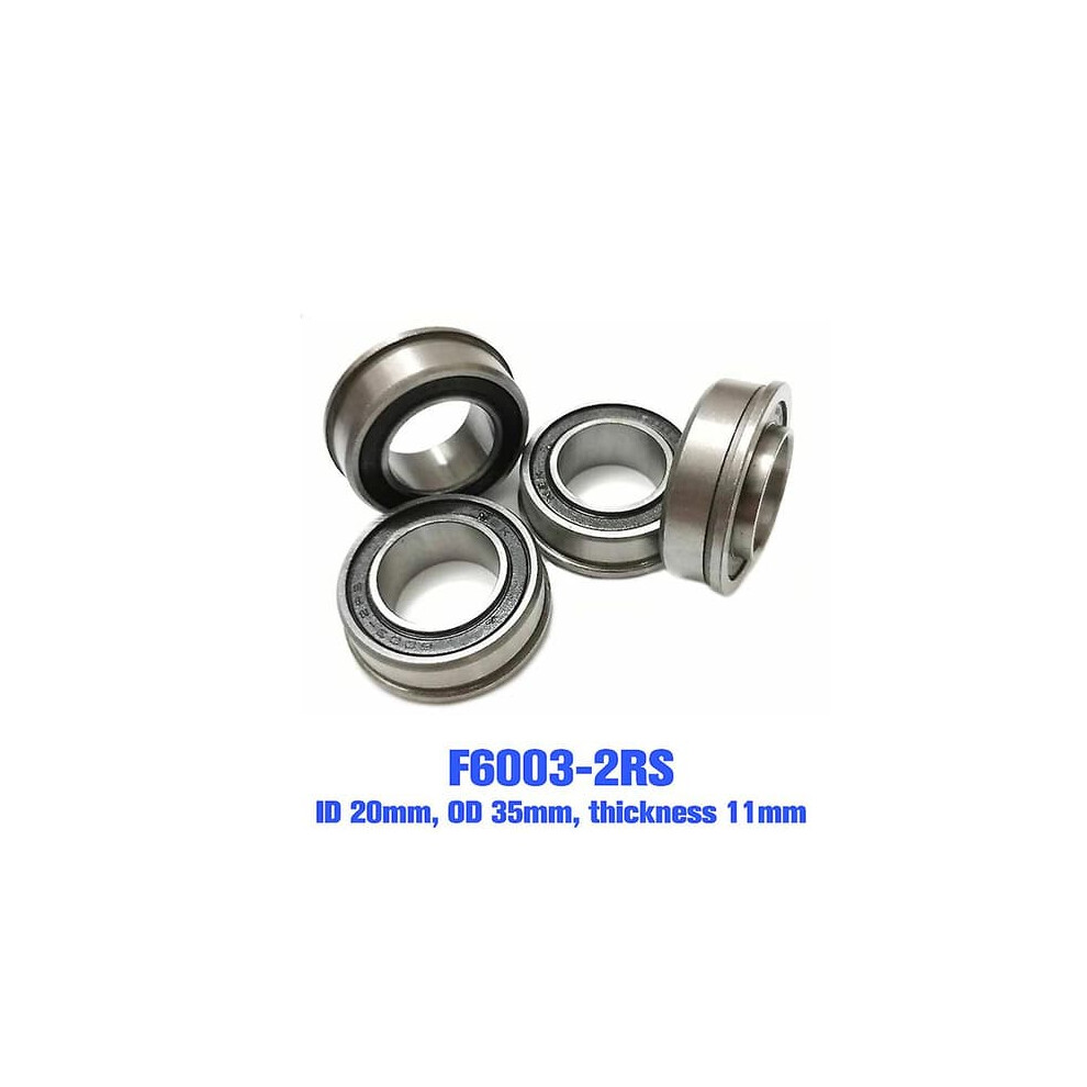 F6003-20-2Rs Flange Deep Groove Ball Bearing 20X35x11mm 940684228805