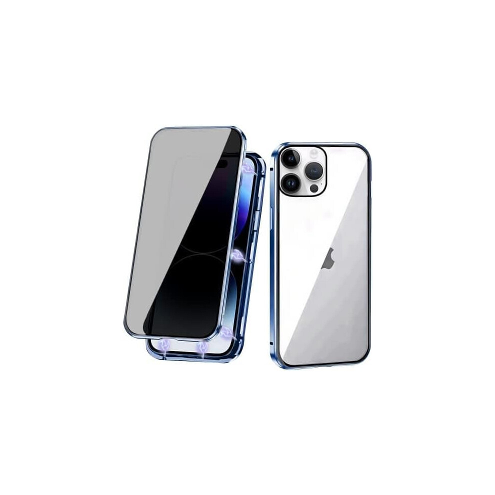 Iphone 13 Privacy Double Magnetic Case Blue 940684233366