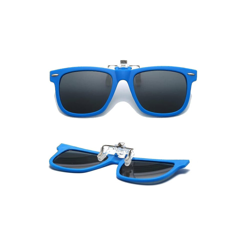 Kids Polarized Clip-on Sunglasses for Prescription Glasses