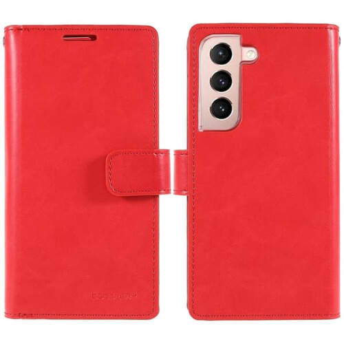 Mercury Goospery Mansoor case for Samsung Galaxy S22+ red
