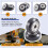 10 Stuks Groot Plastic Katrolwiel met Lager Spanrol voor 3D-Printer 5