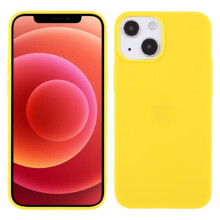 iPhone 13 matte TPU case yellow