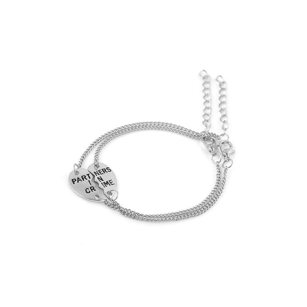 Couple Bracelet For Friends Or Partners Silver 940684219018