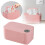 Aquecedor de lenços umedecidos rosa com USB e termostato (1 unidade) 1