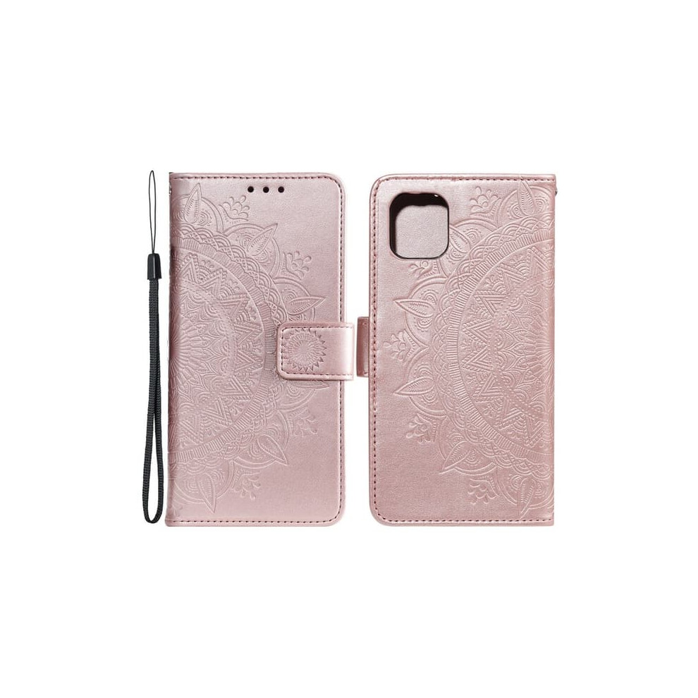 Iphone 13 Mandala Leather Case Rose Gold 940684229819