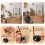 Cat toy with realistic movement and suction cup 1 pack 4