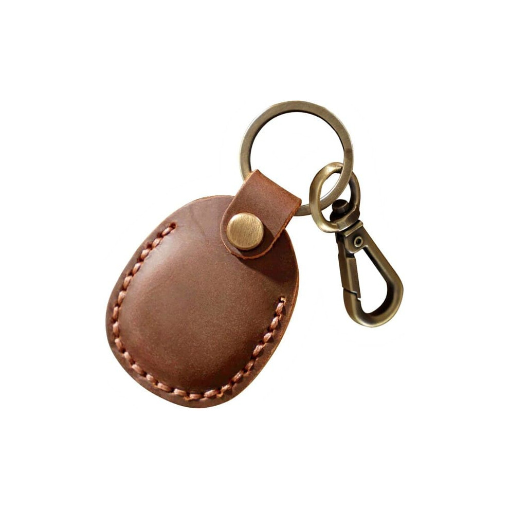 Leather Airtag Keychain Genuine Handmade 1Pc 940684229864