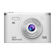 Ezüst digitális kamera1080P HD, 48MP, 8x zoom, CCD