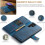 DG.MING case for Samsung Galaxy S22 Ultra blue red 6