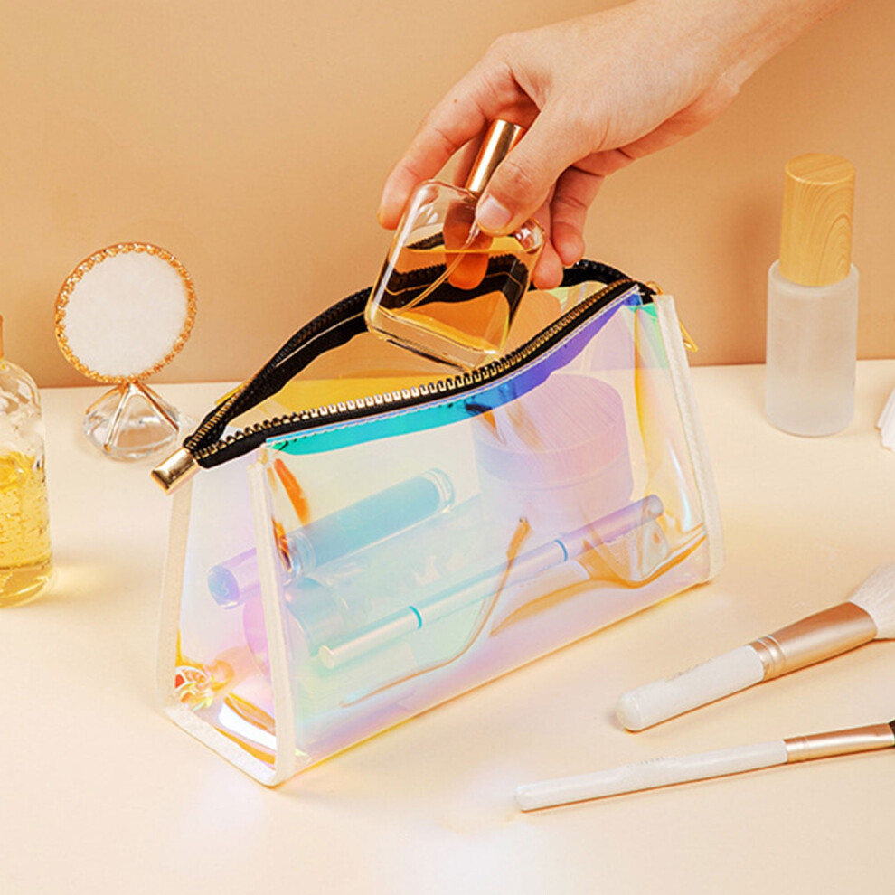 Cosmetic Bag PVC Transparent Zippered 1pc