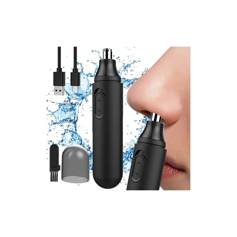 Rechargeable ear and nose hair trimmer unisex