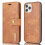 DG.MING iPhone 13 magnetic 2-in-1 case brown 1