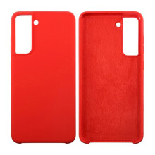 Samsung Galaxy S21 FE silicone case red