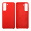 Samsung Galaxy S21 FE silicone case red 1