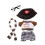 17 cm Puppenkleidungsset Premium-Modekleid 1